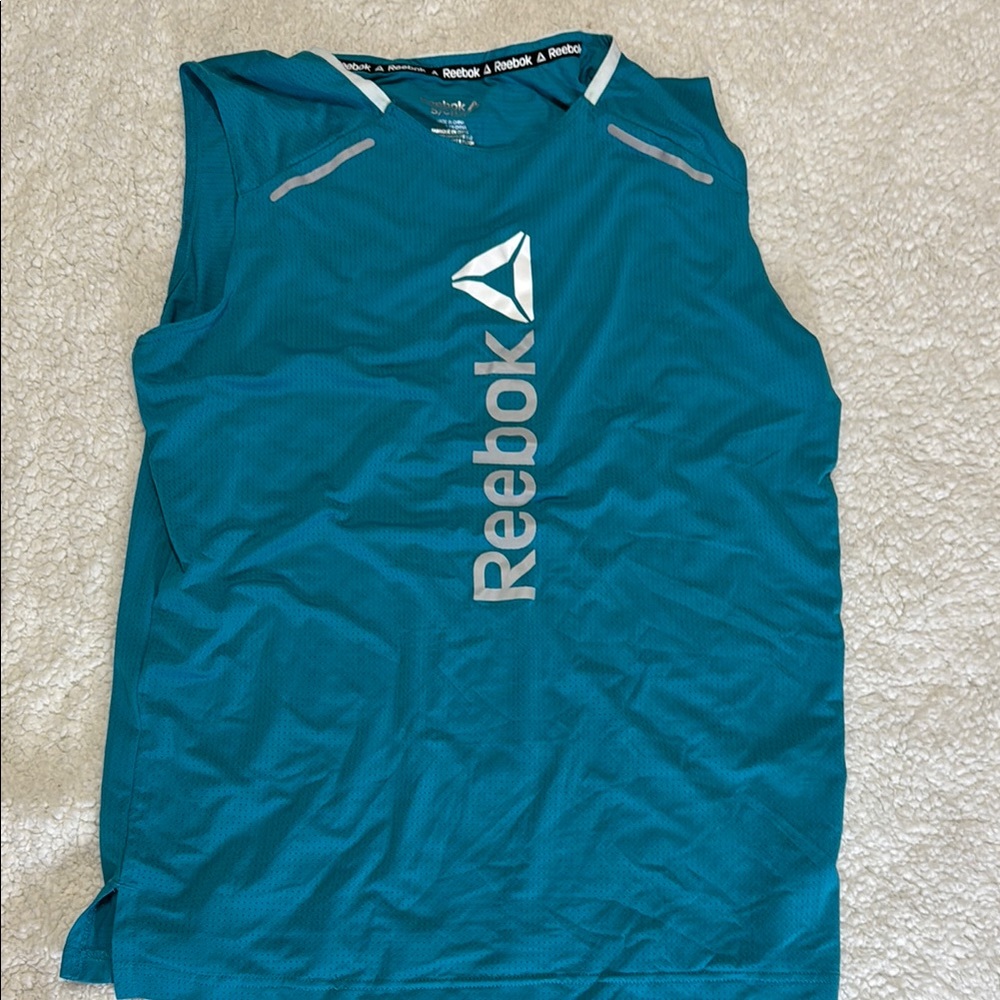 Reebok Turquoise Sleeveless Sports Top